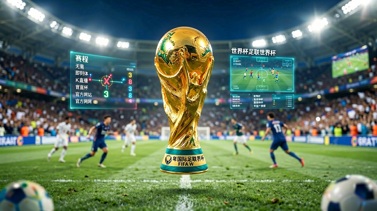2026年国际足联世界杯高清直播界面展示实时比分、赛程和比赛追踪